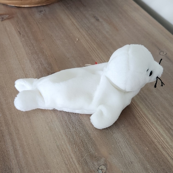 🤍 Ty Beanie Baby “Seamore” Seal Set – 1993 Beanie & Teenie Pair, Excellent Cond - Picture 3 of 15